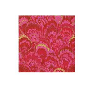 Marbled Ceramica Red & Fuchsia Cocktail Napkin - package of 20
