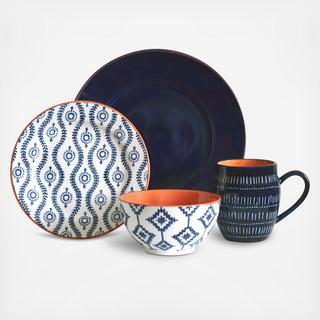 Tangiers 16-Piece Dinnerware Set, Service for 4
