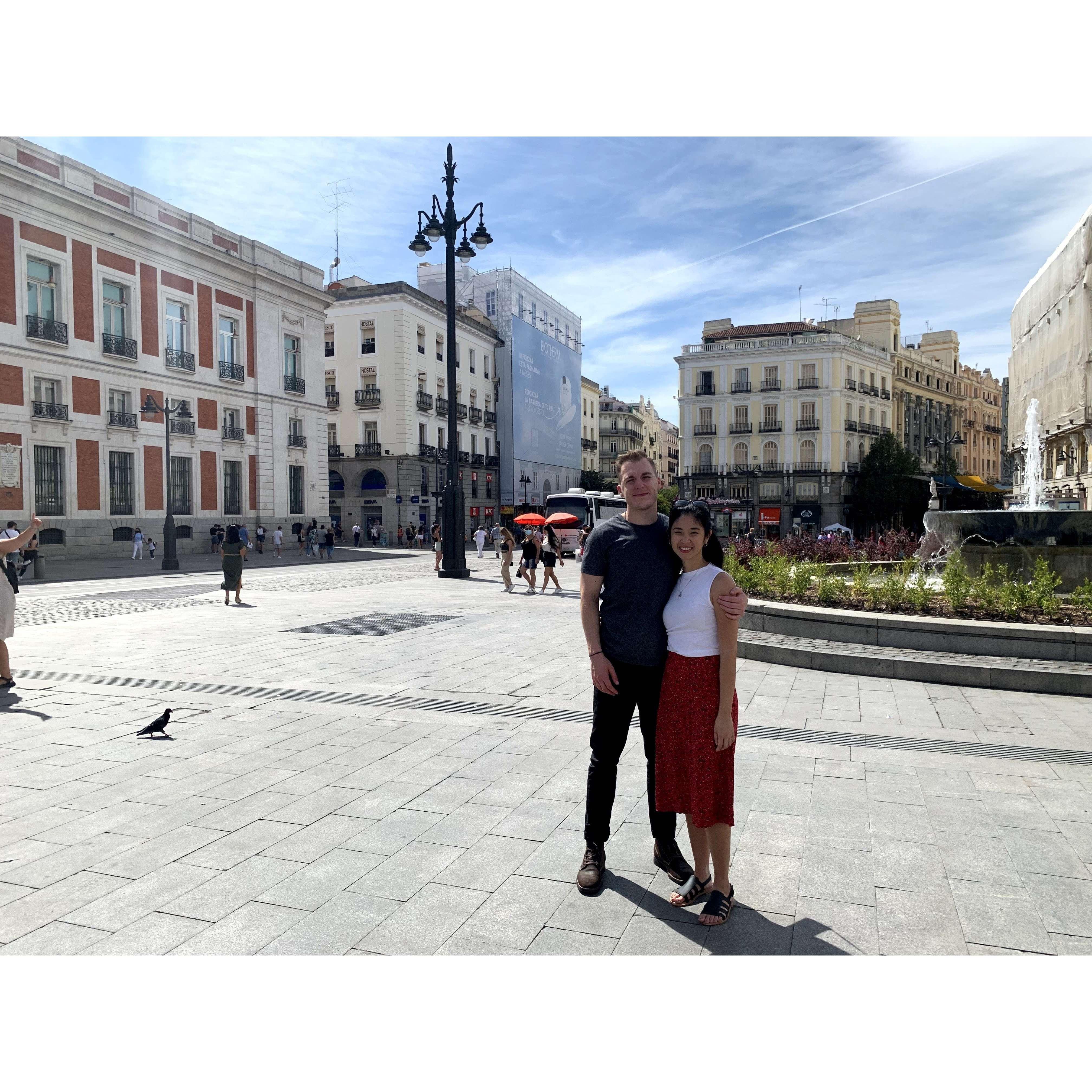 Exploring the city of Madrid