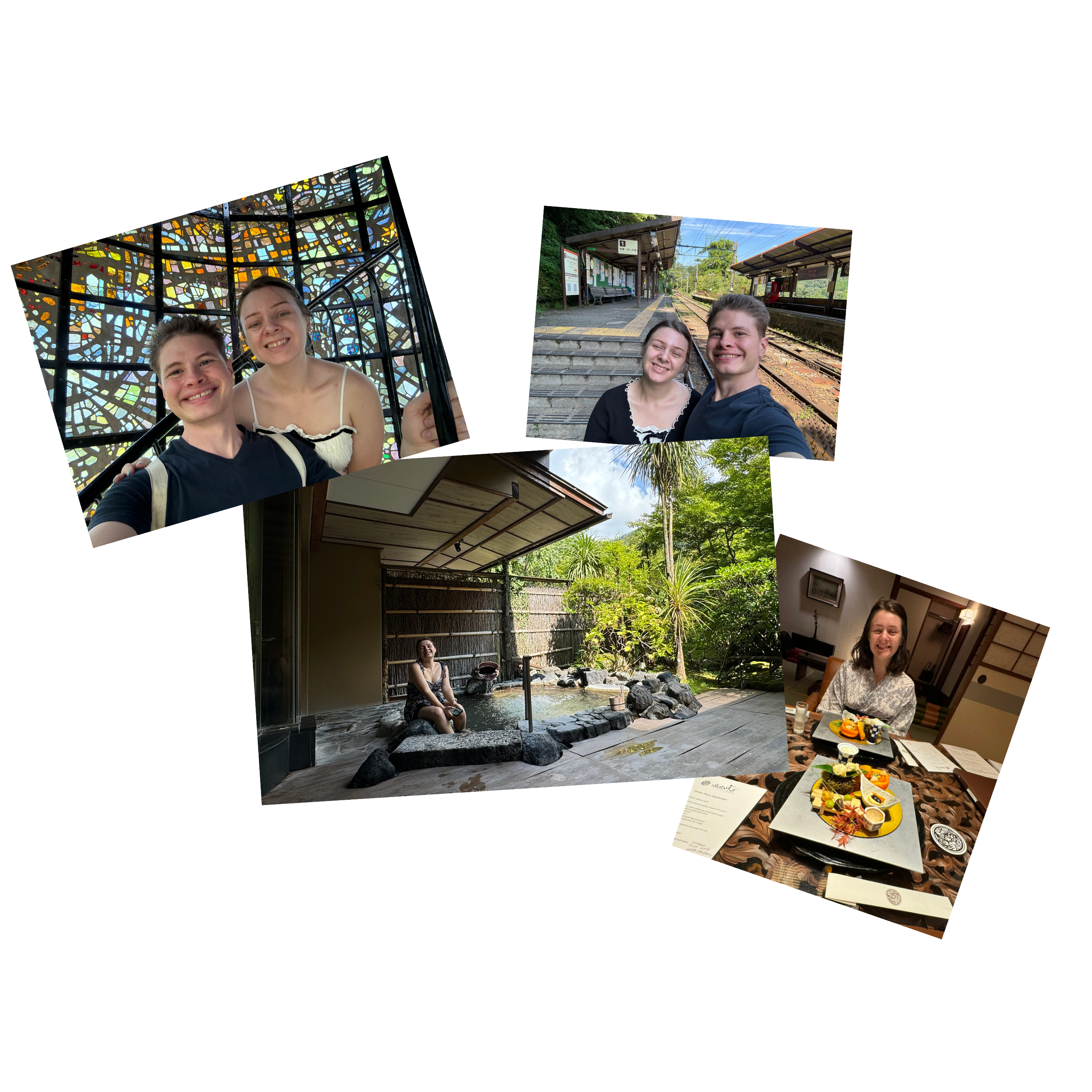 Next on our Japan itinerary was Hakone, a beautiful hot-spring town in the foothills of Mt. Fuji. Our favorite parts were: the food, our private outdoor hot spring, and the Hakone Glass Museum.