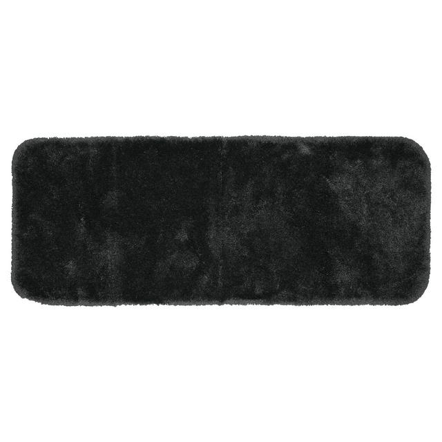 22"x60" Finest Luxury Ultra Plush Washable Nylon Bath Runner Dark Gray - Garland