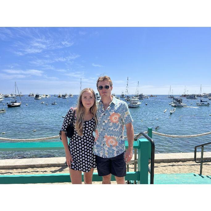 The start of the relationship in Catalina Island