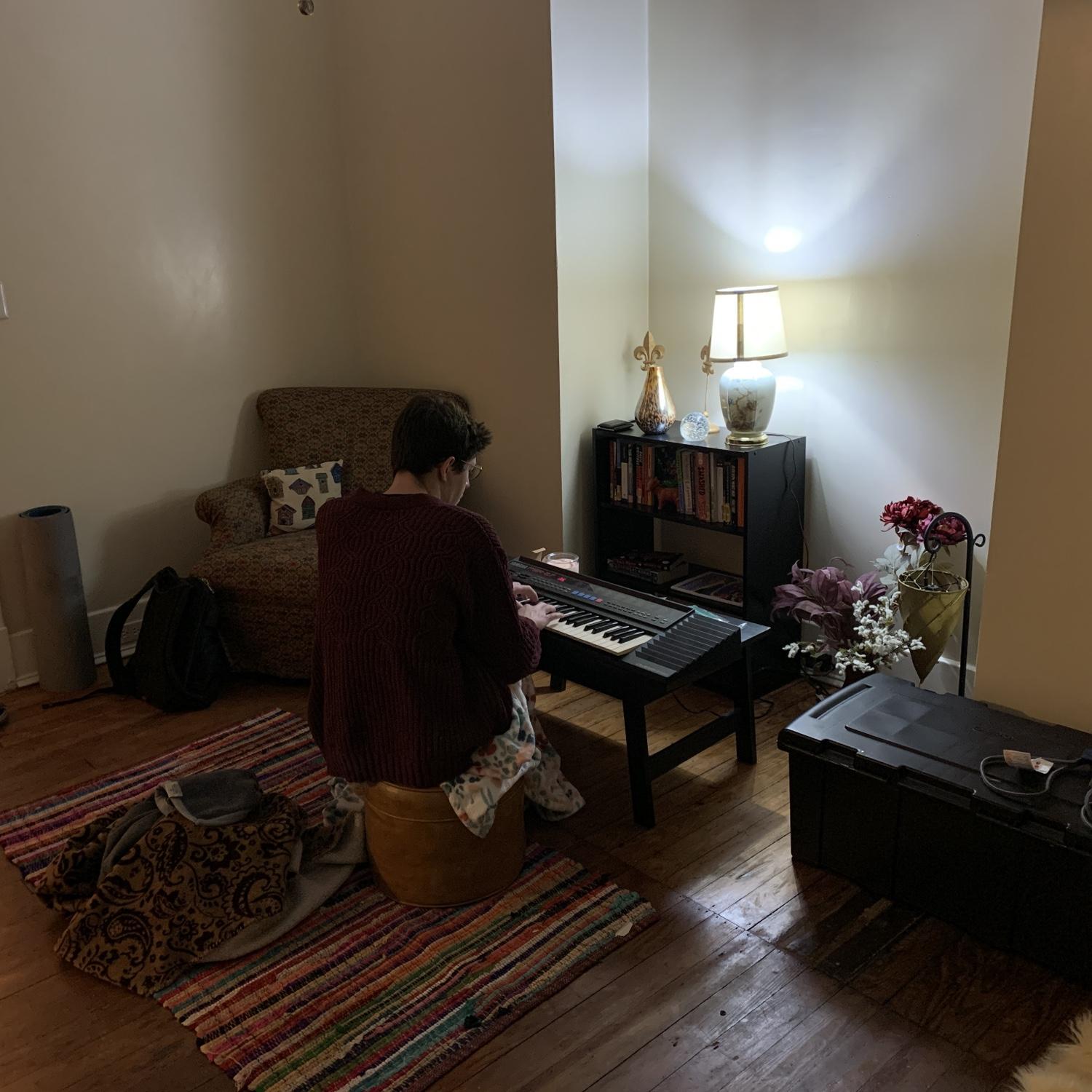 October 25, 2020. Maddie's first night in her apartment after moving to Louisville. Ed came over and helped unpack. We would make so many fun memories there over the next 3 years.