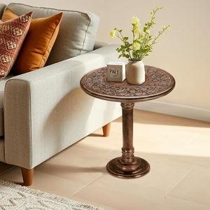 Wooden End Table for Living Room