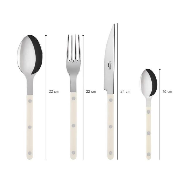 Sabre 24 pieces cutlery set, Ivory