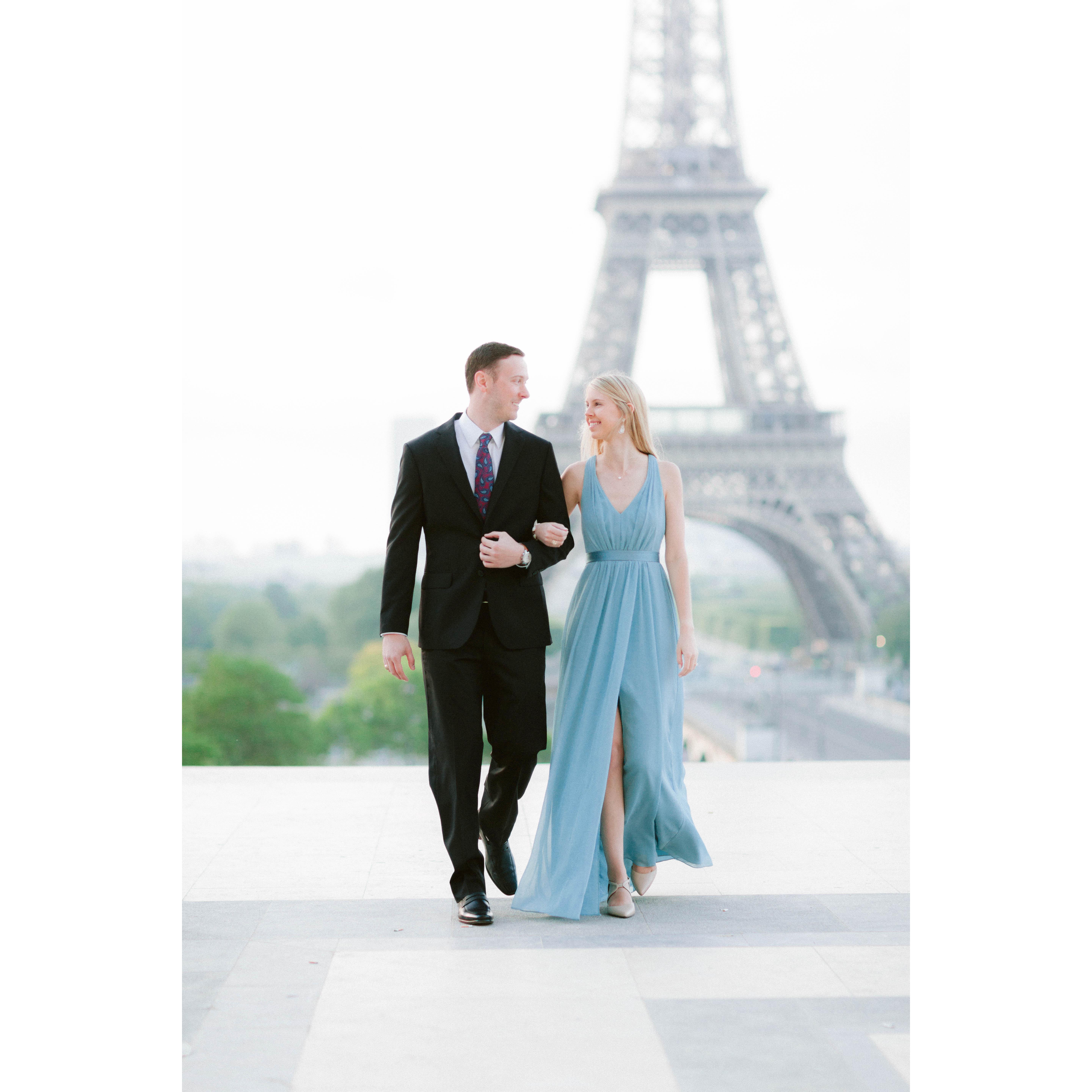 engagement pictures in Paris 5/26/2019