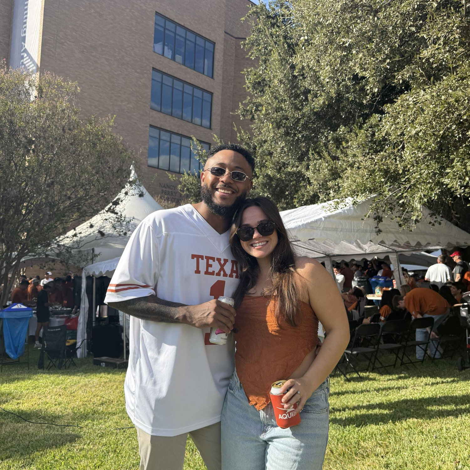 Tailgating at UT! You cannot live in Austin and support any other team!