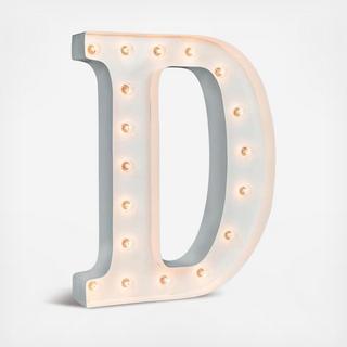 White Large Letter Icon