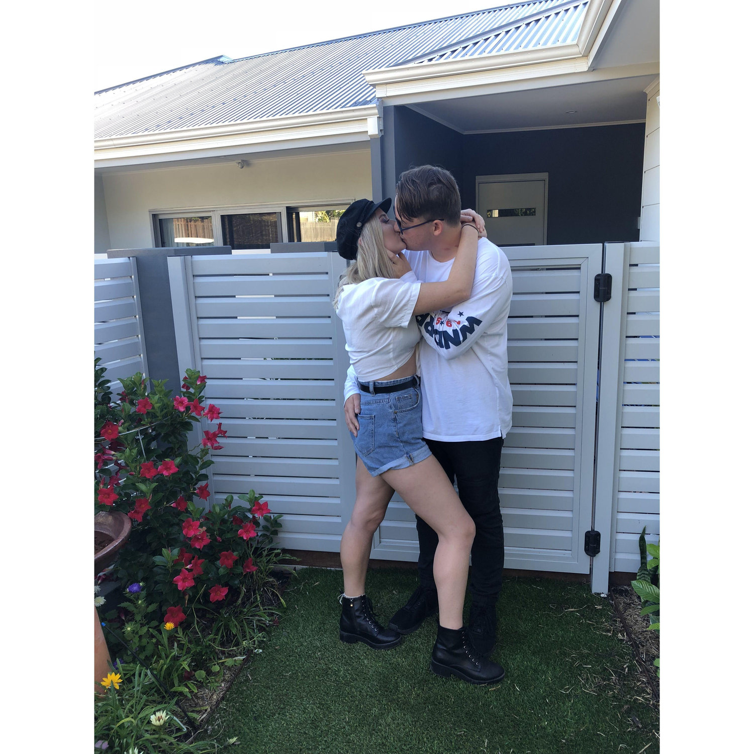 Our first festival together, one of MANY