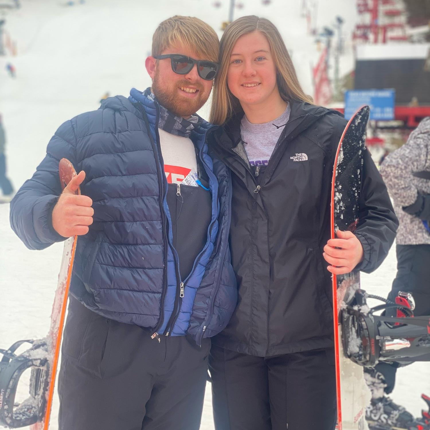 Snowboarding in Gatlinburg