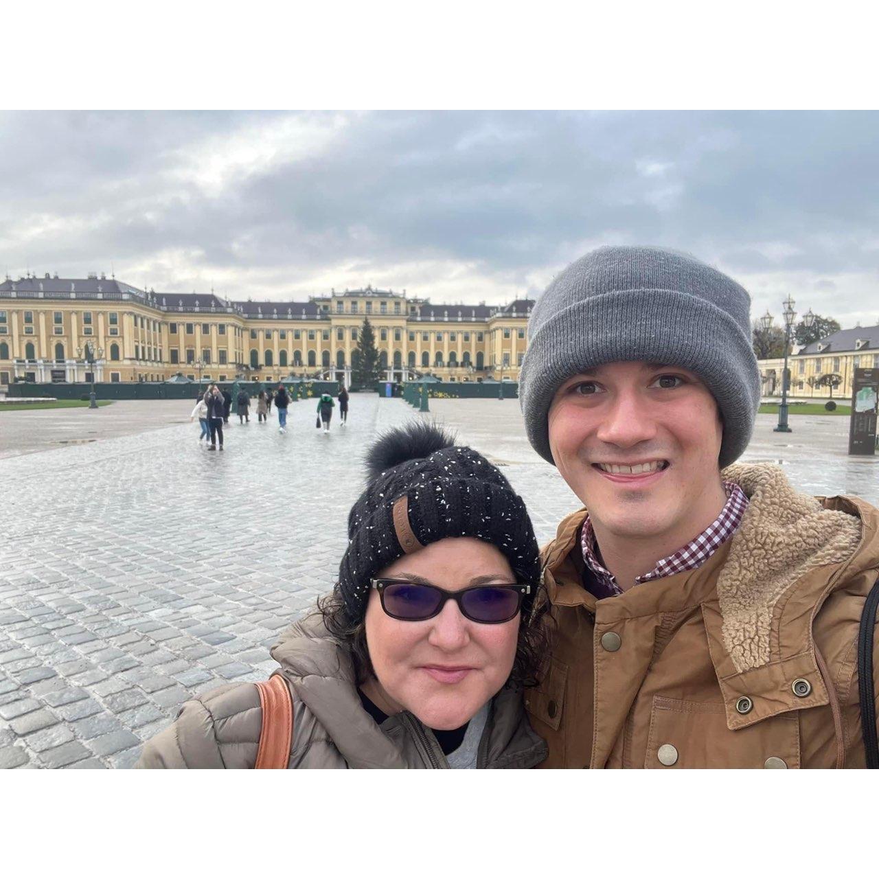 Quinton and his mom in Vienna (2022)