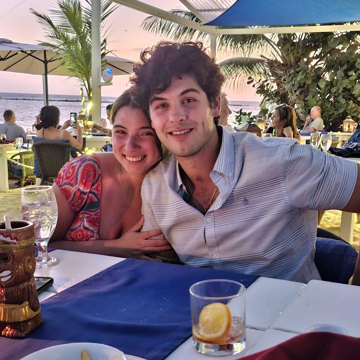 Feeling in love on a Leone family trip to Aruba!