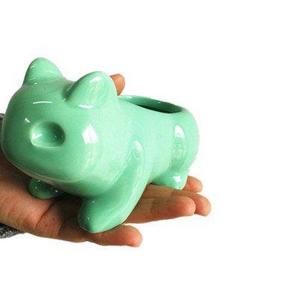 Orililory Funny Succulent Planters Bulbasaur Flower Pot Plant Display Flowers Vase Color Green