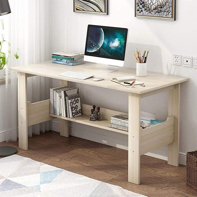 Computer Home Office Desk PC Laptop Notebook Study Writing Table Modern Simple Style 39.4" Large Work Table Desk for Home Office Workstation