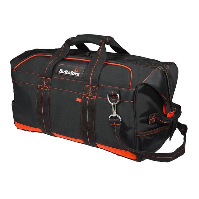 Hultafors Work Gear HT5511 Pro Contractor's Gear Bag, 9 Pockets, Heavy Duty Ballistic Polyester Tool Bag, XL Interior Compartment, Comforatble Shoulder Strap