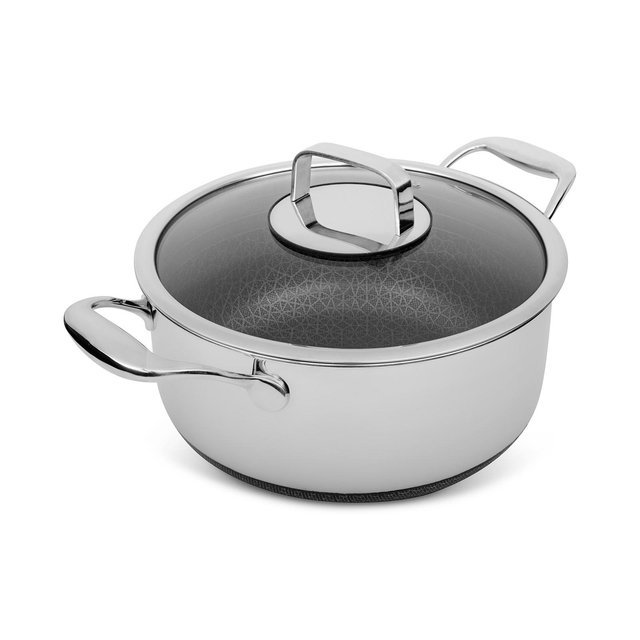 Livwell DiamondClad 6-Qt. Hybrid Nonstick Stainless Steel Pot and Lid