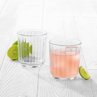 Paneled Double Old Fashioned Glass, Set of 6