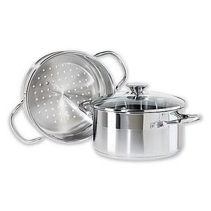 Oggi™ Pro 3 qt. Stainless Steel Vegetable Steamer Set
