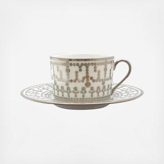 Tiara White and Platinum Teacup