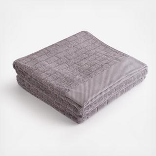 Icicle Subway Bath Towel 2-Piece Set