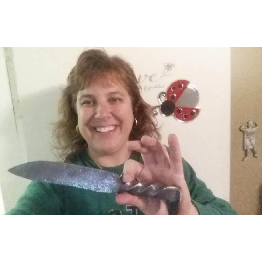 Bucket Adventure - Forge Knife out of a railroad spike