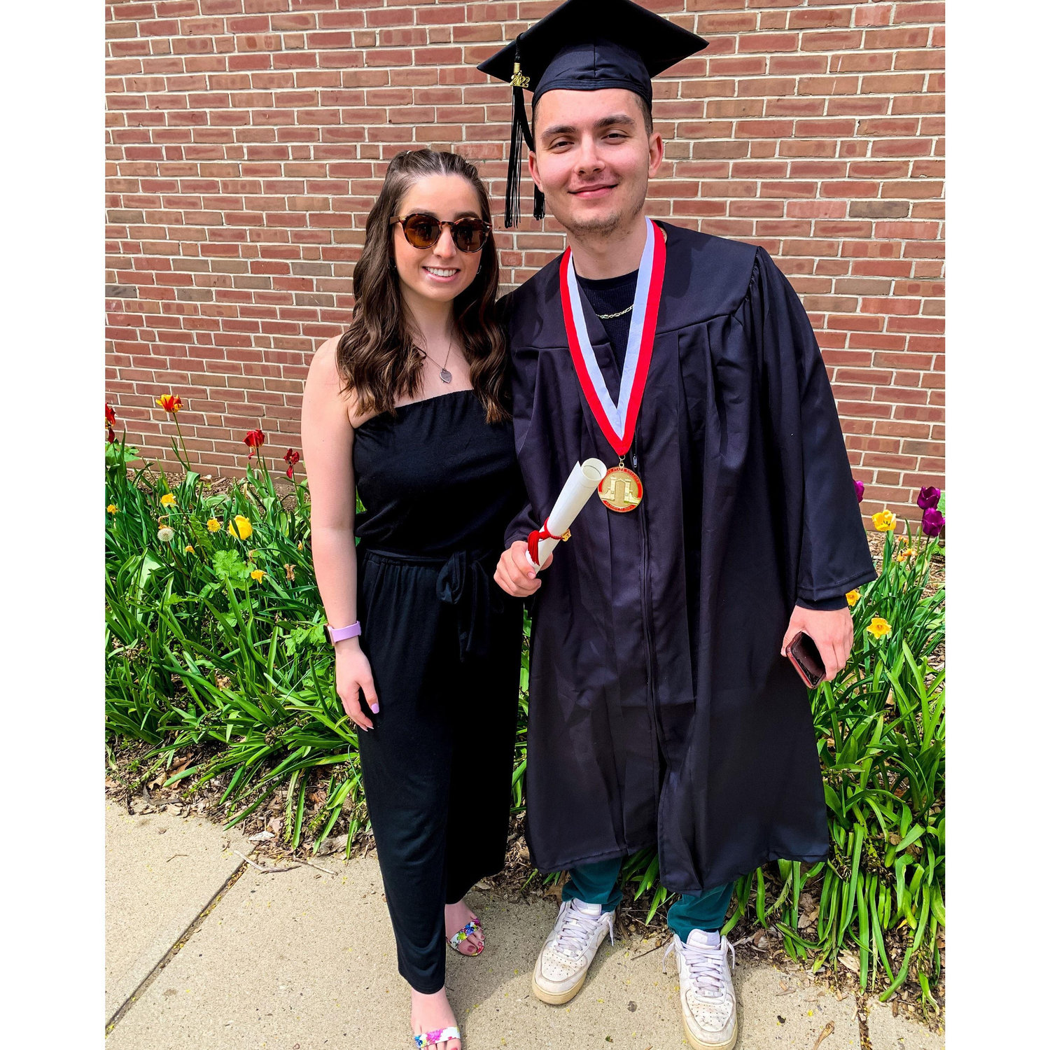 Joey's college graduation