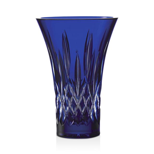 Waterford Lismore Blue 8" Flared Vase