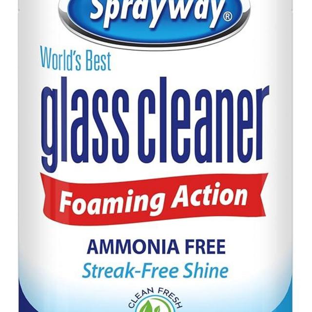 Sprayway Glass Cleaner Foaming Aerosol Spray, 19oz, Pack of 2 | Ammonia-Free, Streakless, Fast-Acting | Cleans & Polishes Glass Surfaces | Fresh Scent, Removes Fingerprints, Dust, Dirt, Smoke Film
