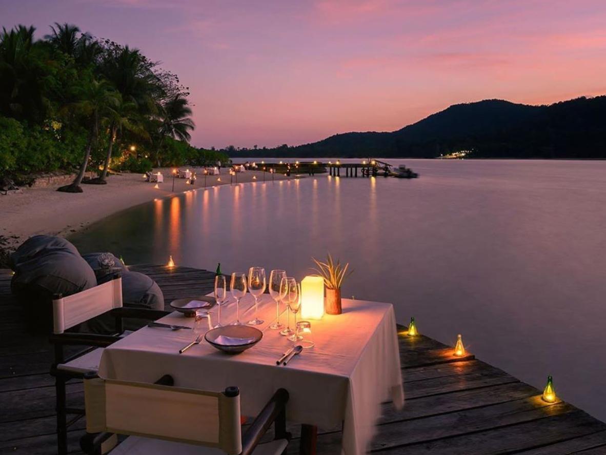 Romantic dinner for two