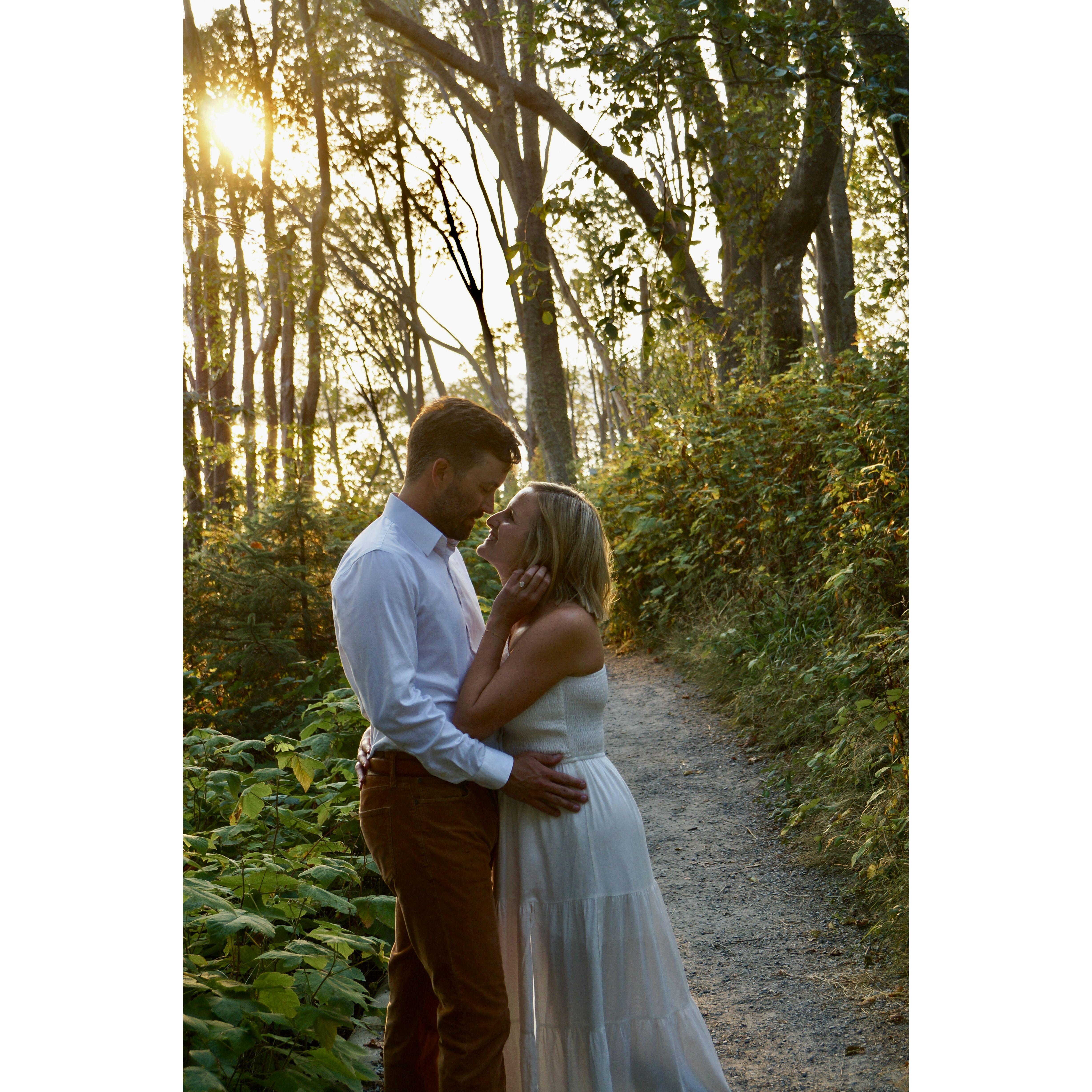Engagement Photos in Discovery Park -September 2024
