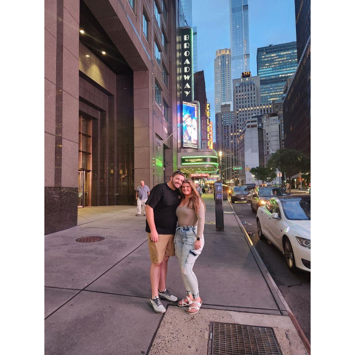 Our first trip to New York together