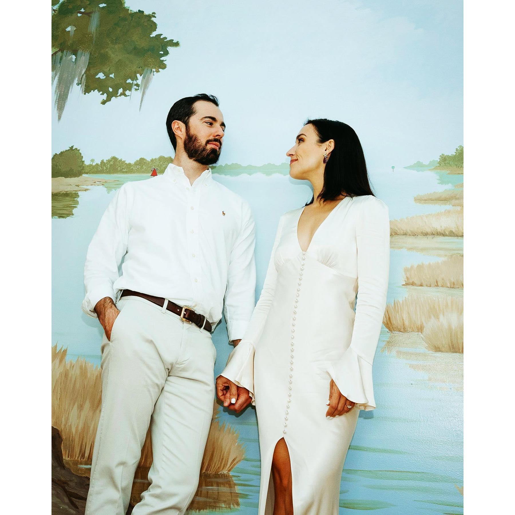 Railey's mural, bringing the waterfront to downtown Savannah.