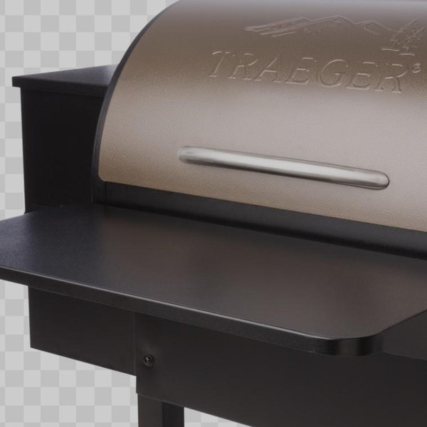 BAC362 Folding Front Shelf for Traeger Pro 22, Pro 575, Ironwood 650, Century 22 Pellet Grills, Grill Table Shelf for Traeger Pellet Smoker Grills Folding, 25 x 12 Inch