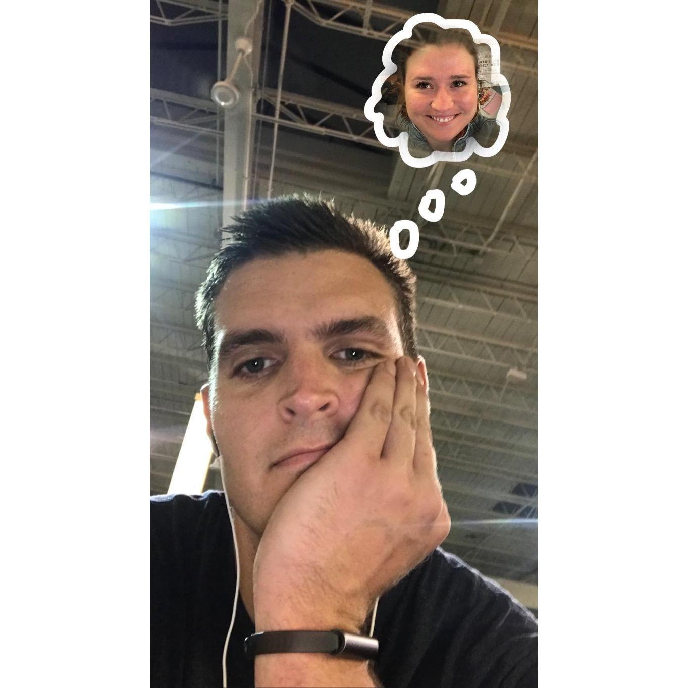 George thinking about Mary