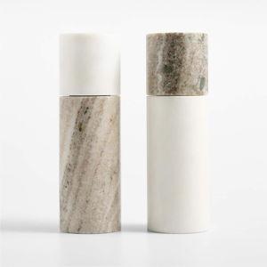 Marble Salt & Pepper Mills