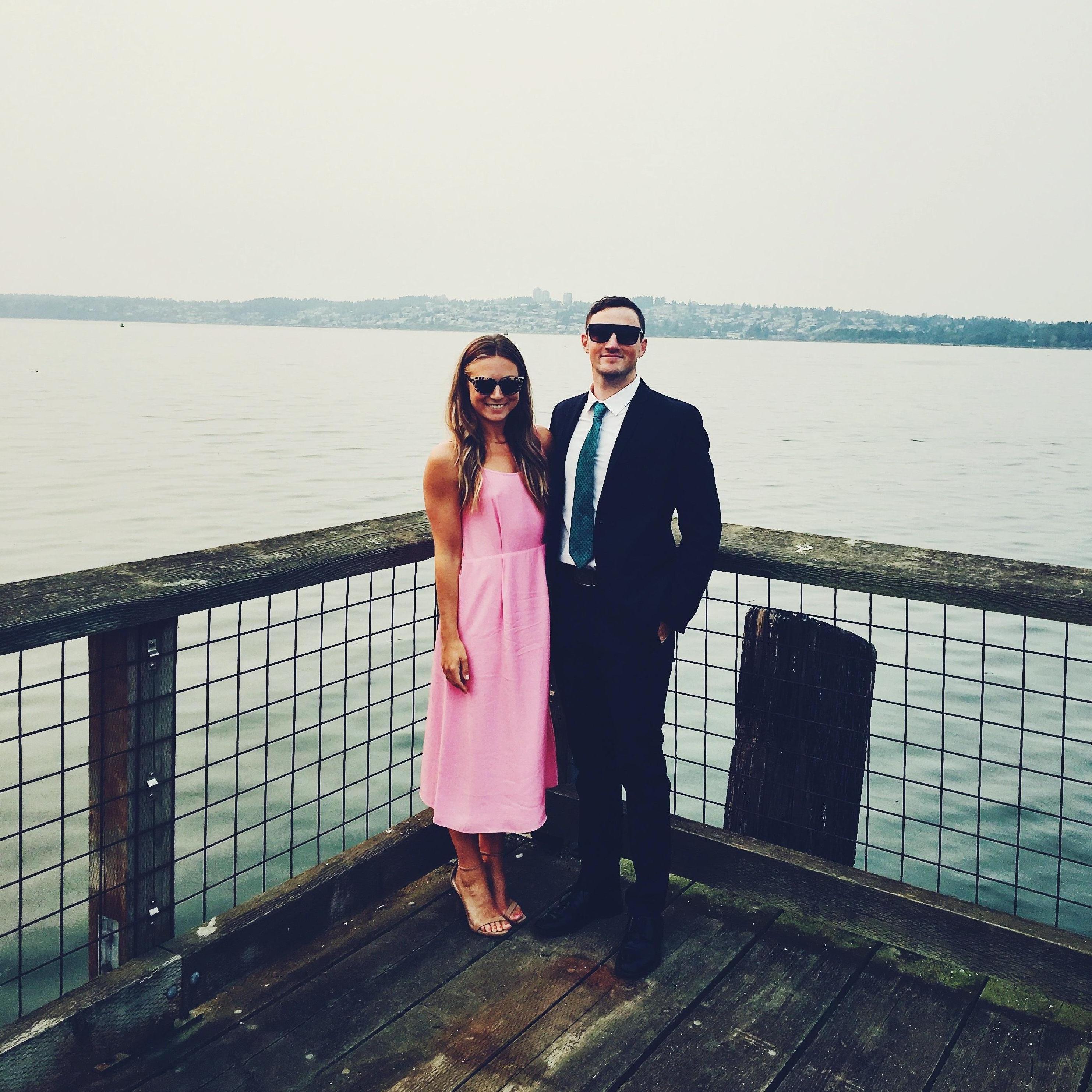 We've been to a few weddings together, and have had a blast at all of them!