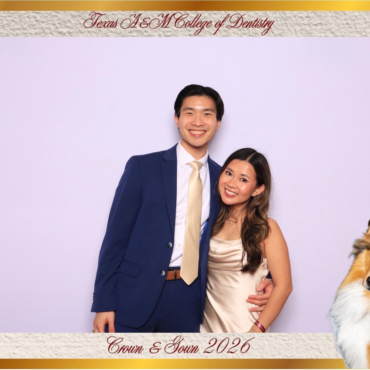 TAMCOD dental school ball for the future Dr. Nathan and Mrs. Truong!