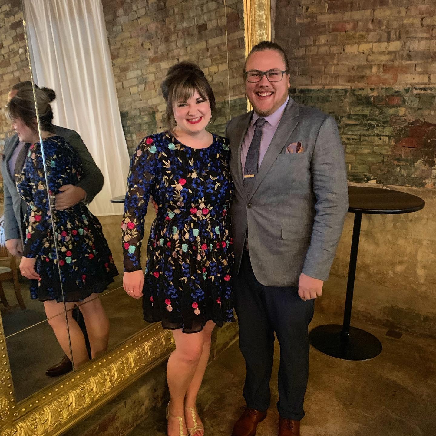 All dressed up.