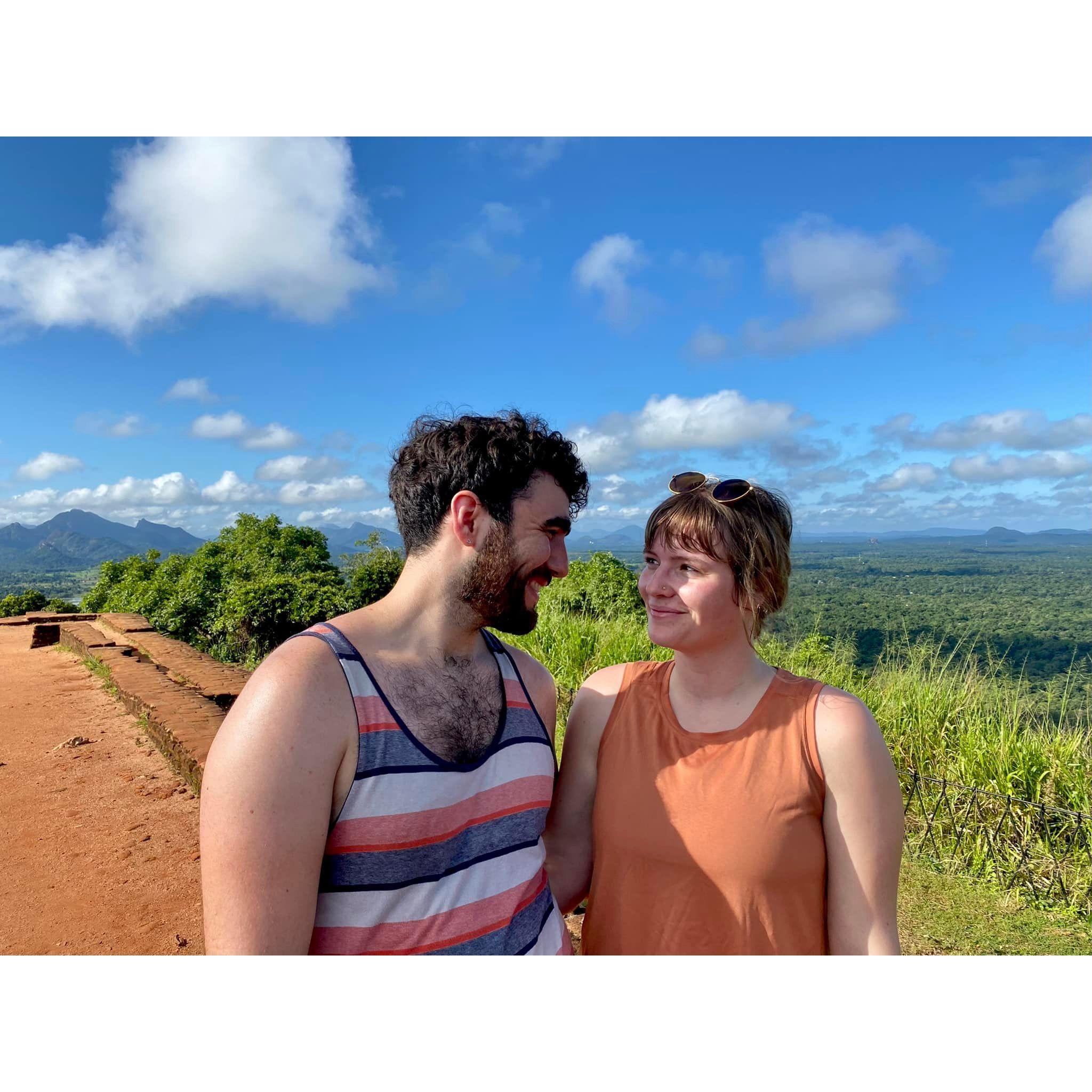 Half-way across the world
