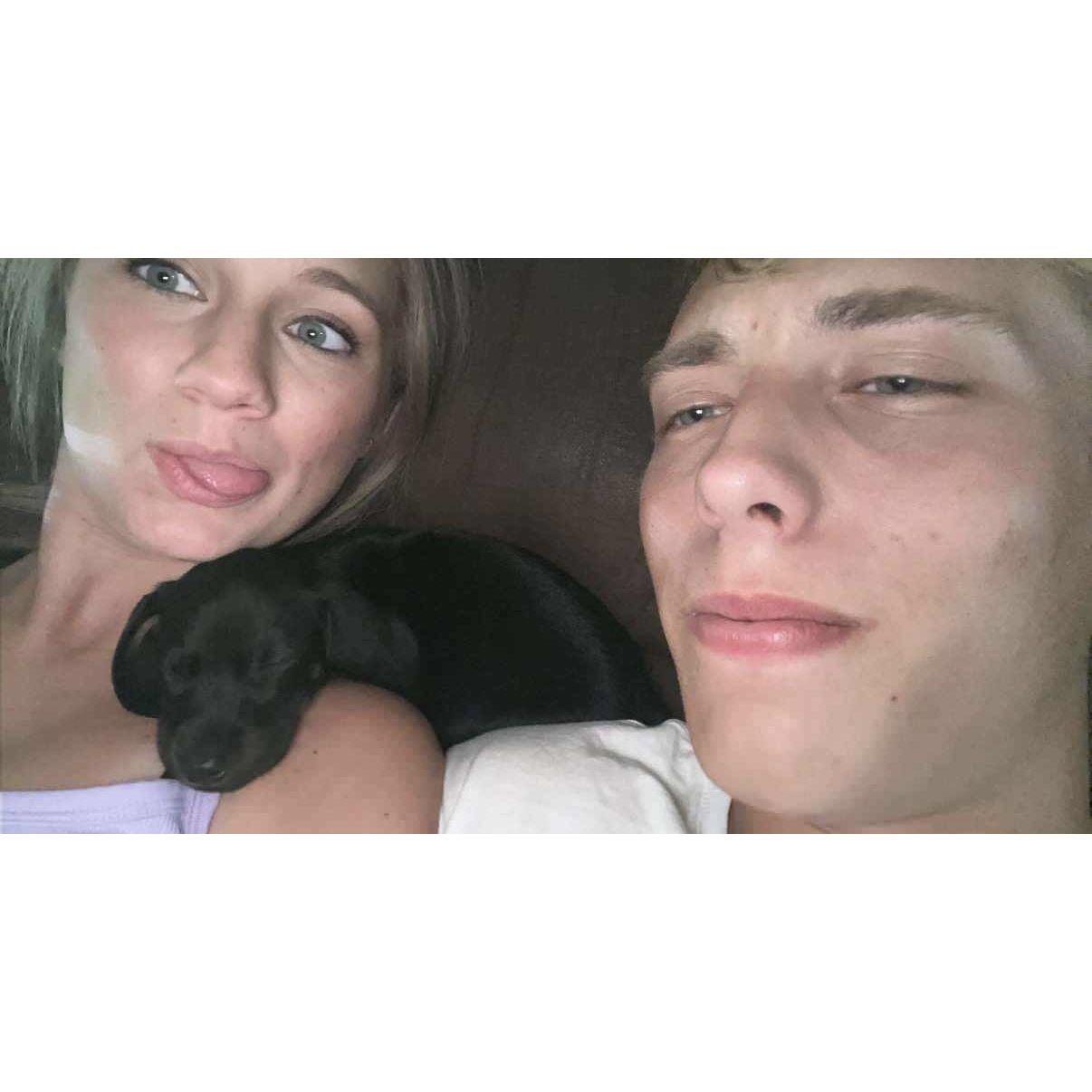 Our first day with the first fur baby!