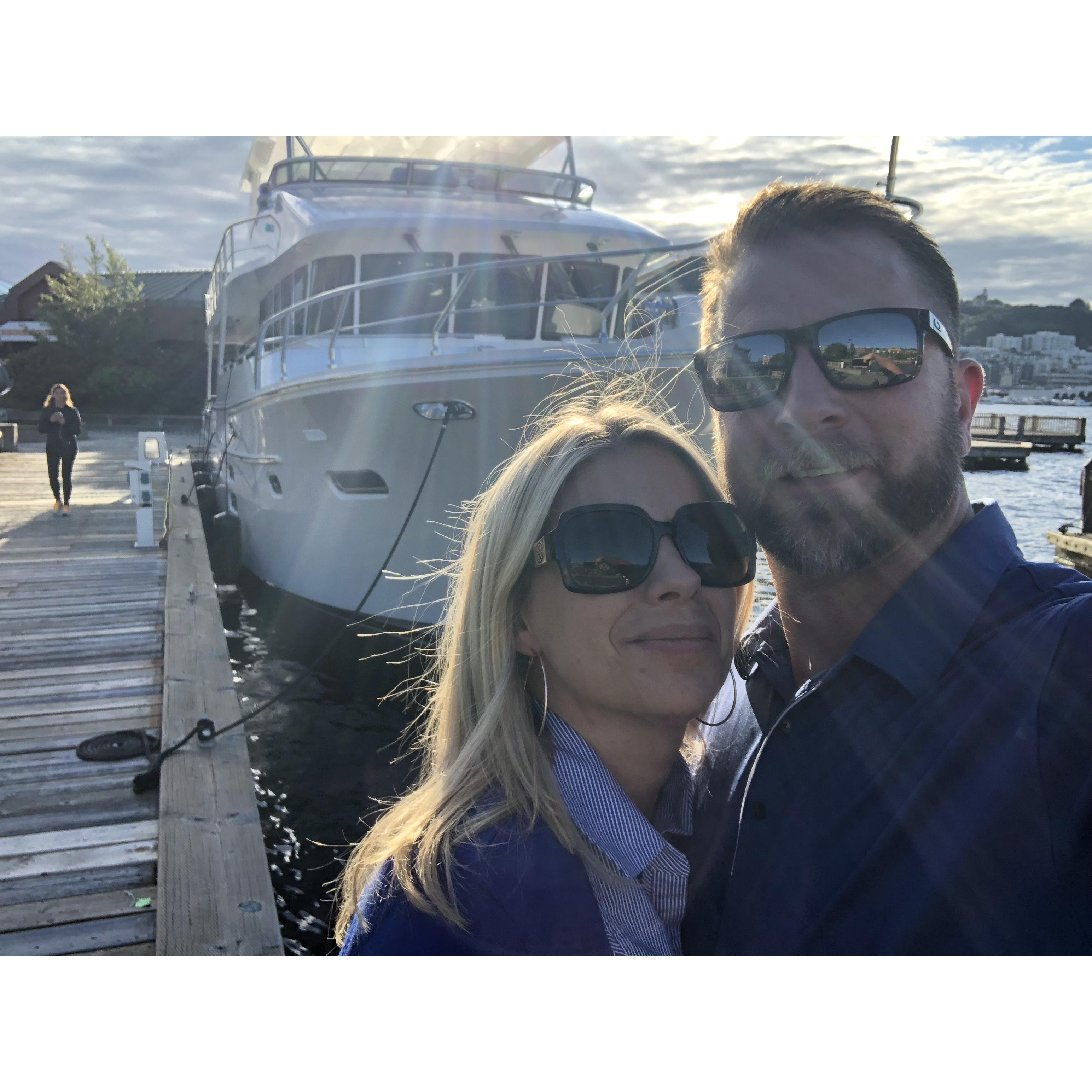 This is where we had our first date in Seattle. He’s stuck by every promise and dream talked about while courting me.  Unbelievable commitment from this man to me and happiness for our lives. ❤️