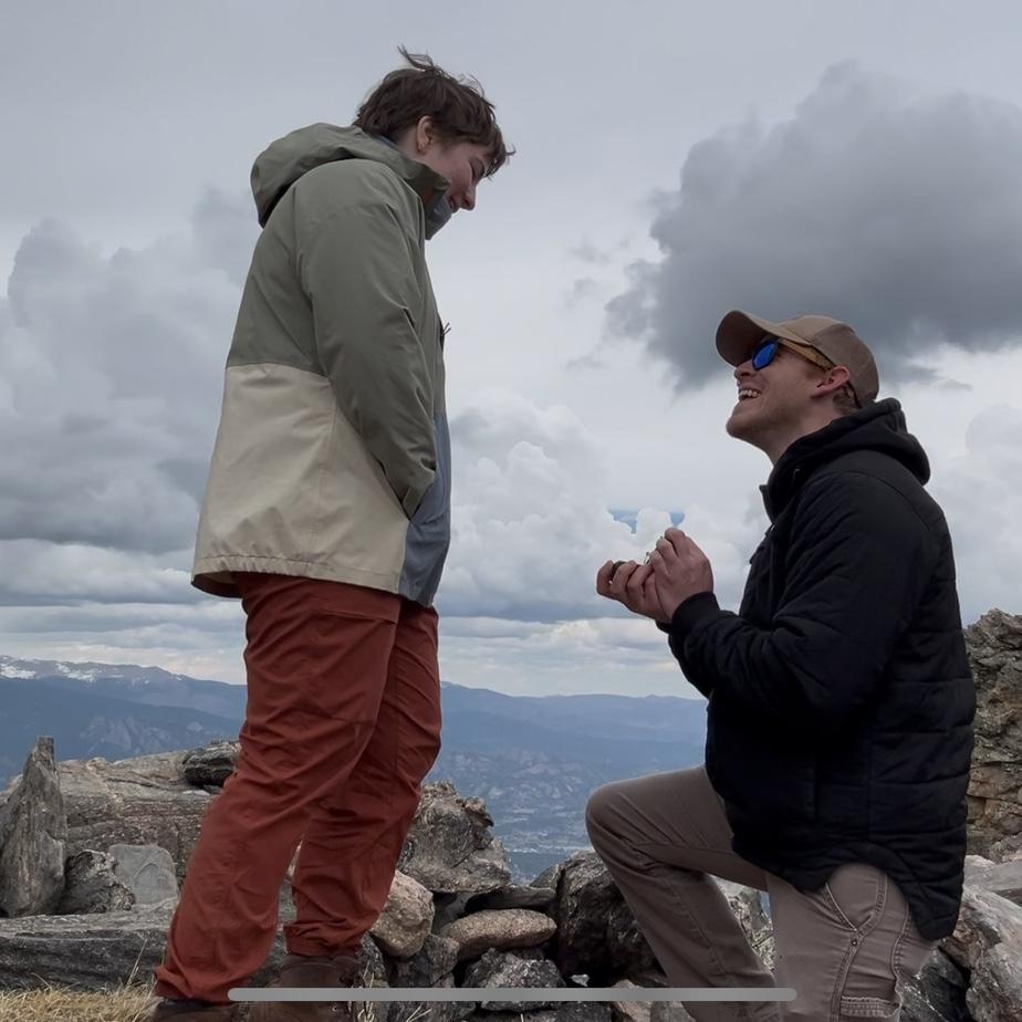 Down on one knee
