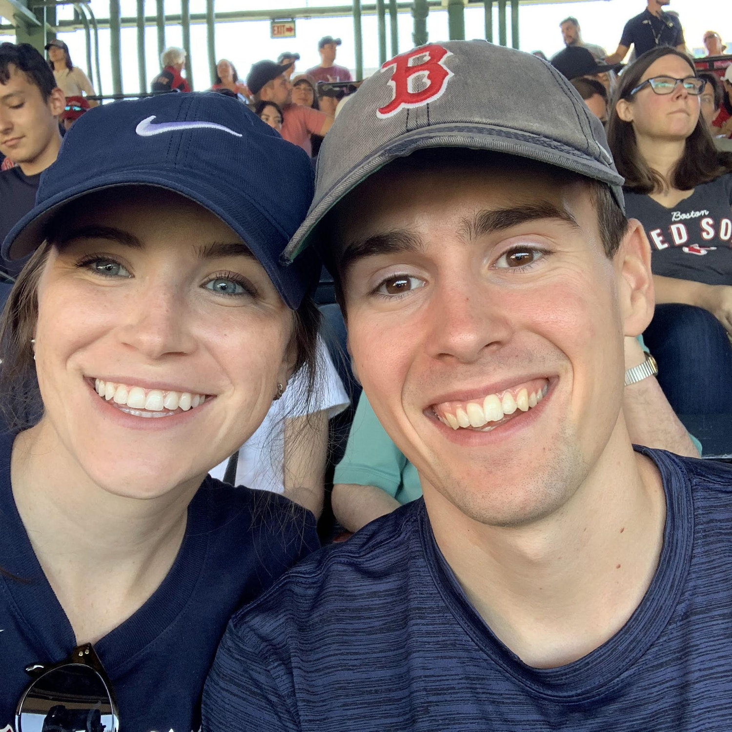 Our first Red Sox game together