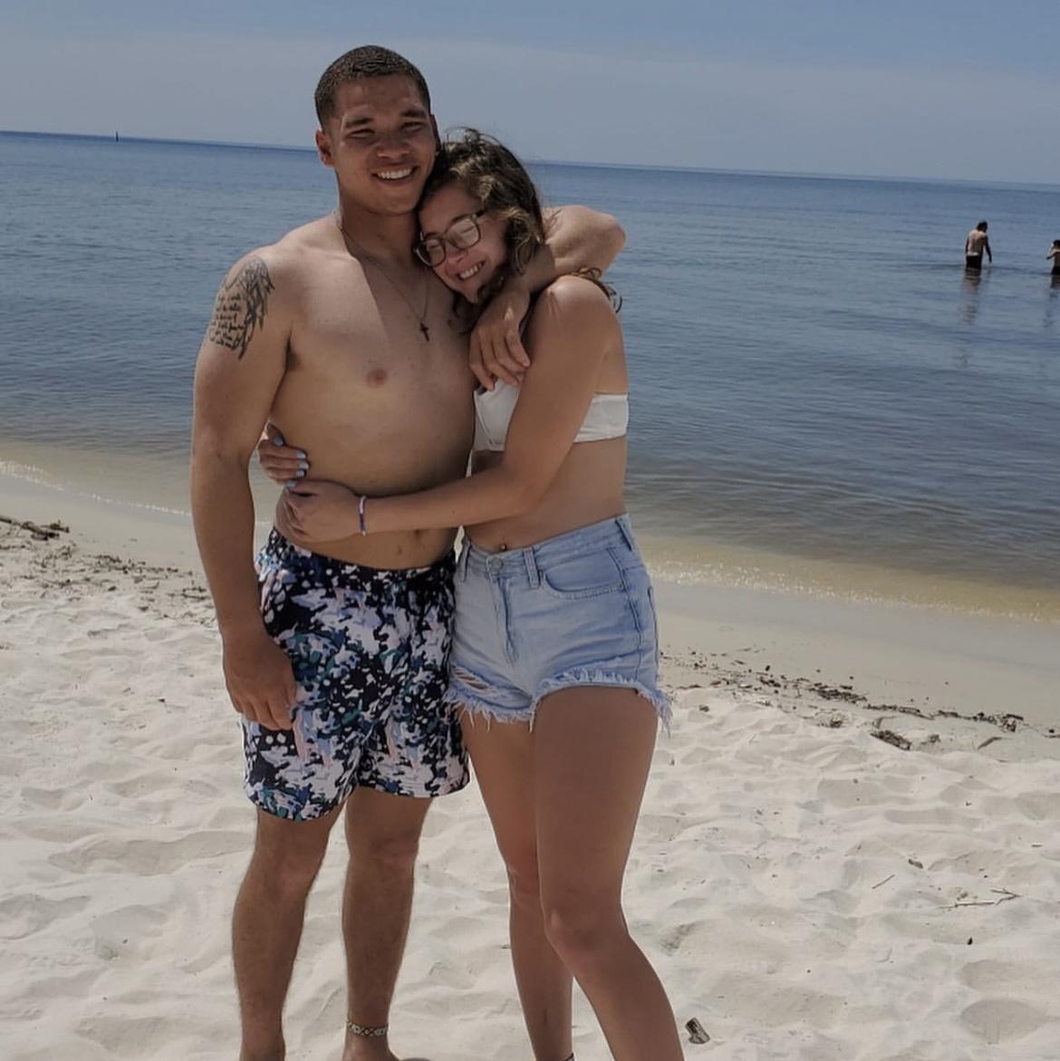 Our first vacation together in Mississippi.