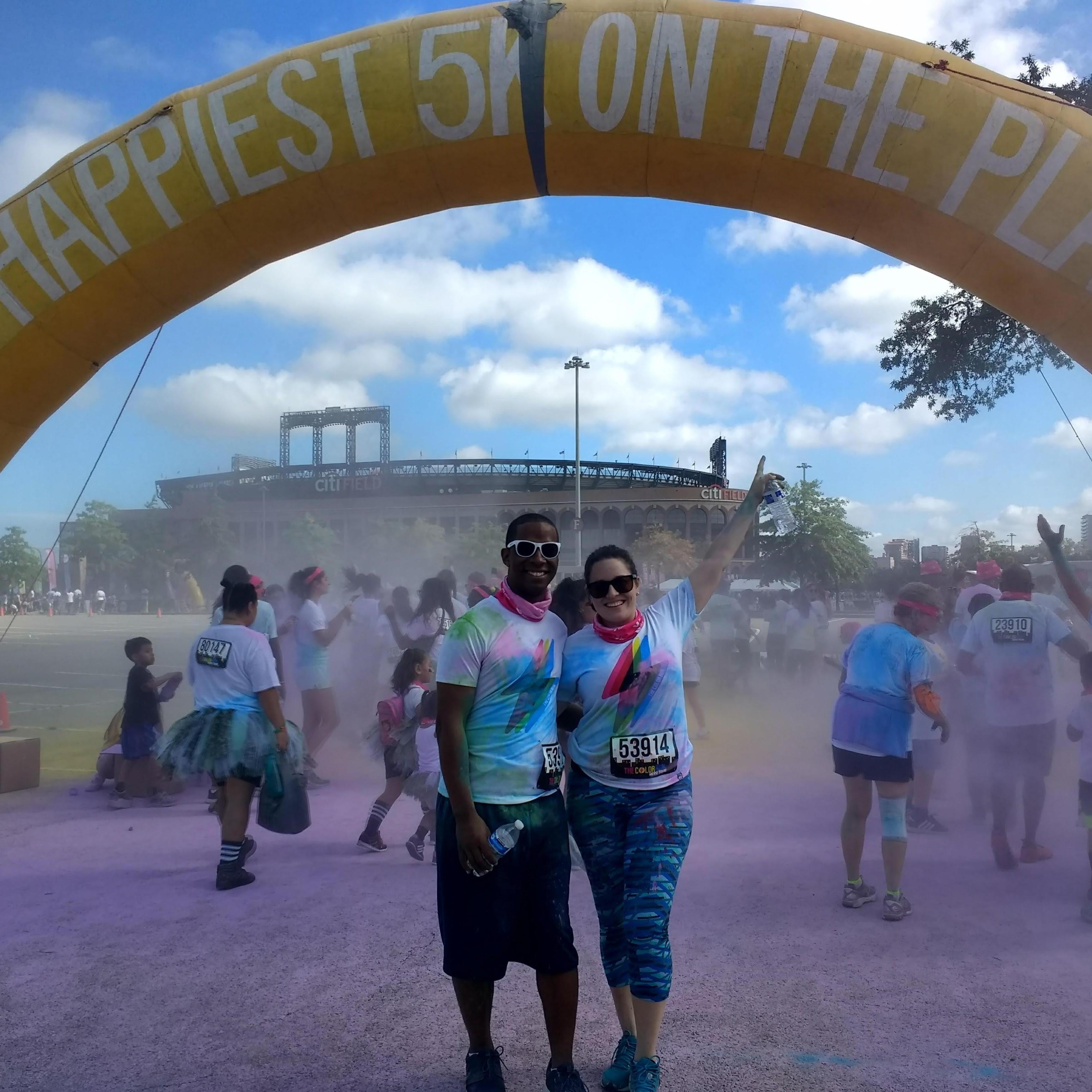 Getting dirty at the Color Run!