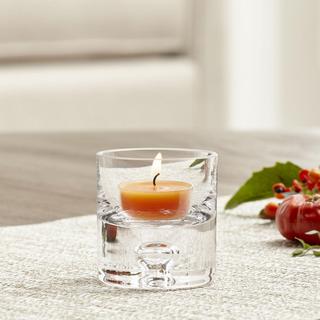 Direction Glass Tea Light Candle Holder