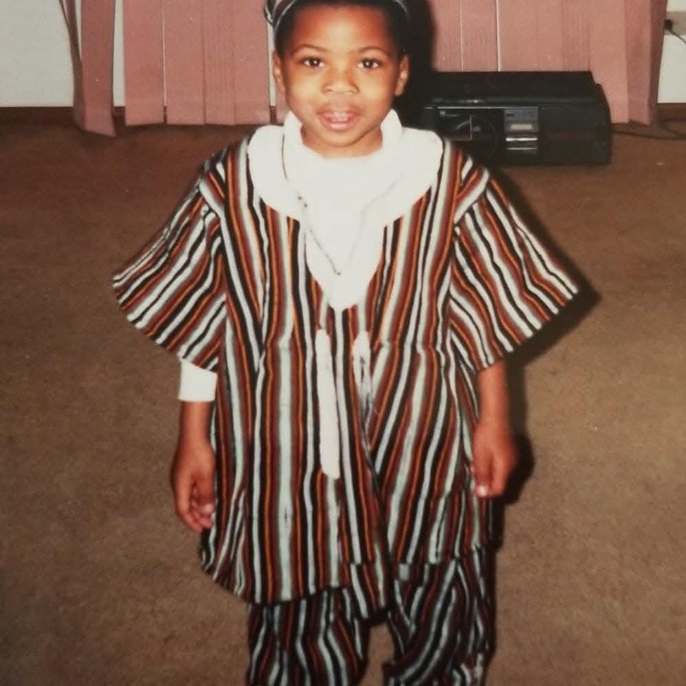 Reggie “Benji” as a toddler