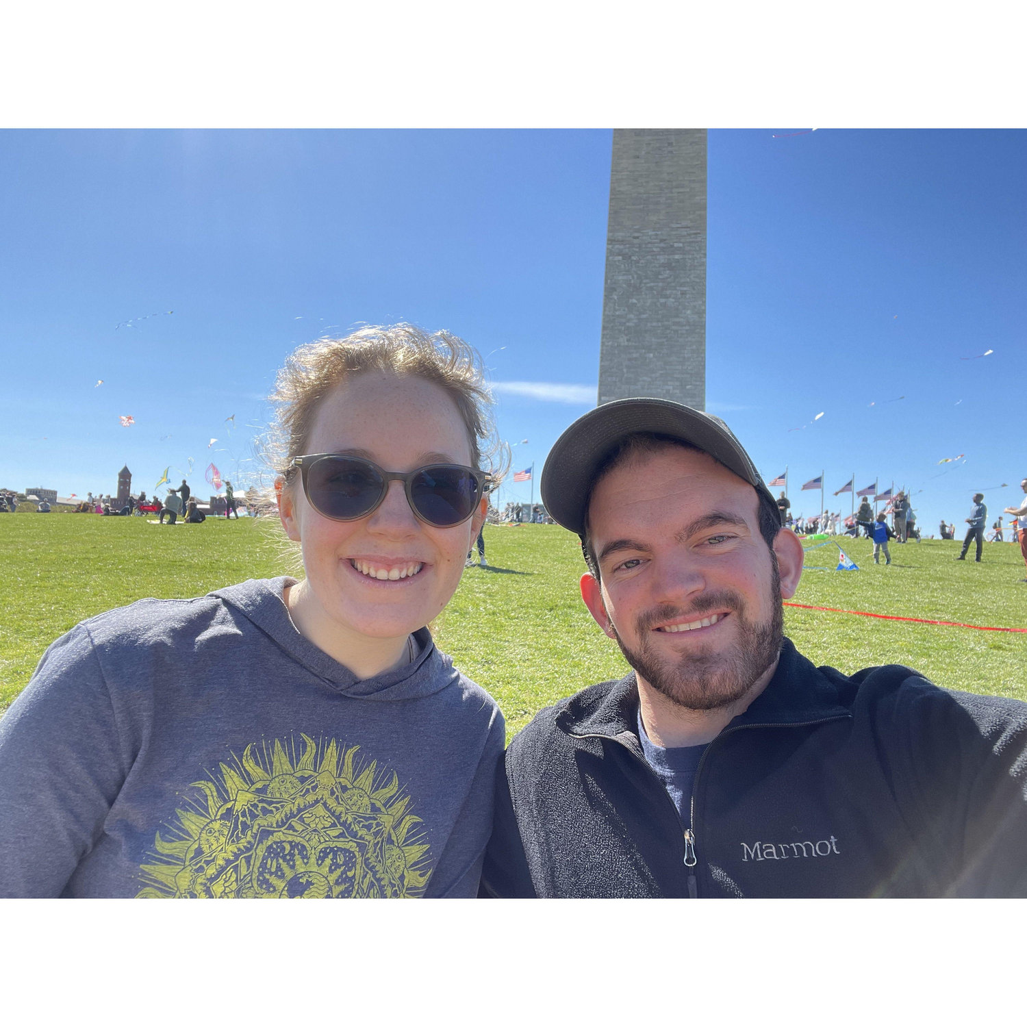 Recreating our second first date at the National Mall, Washington D.C. in 2023! We saw many kites
