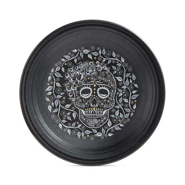 Fiesta Skull and Vine Chop Plate