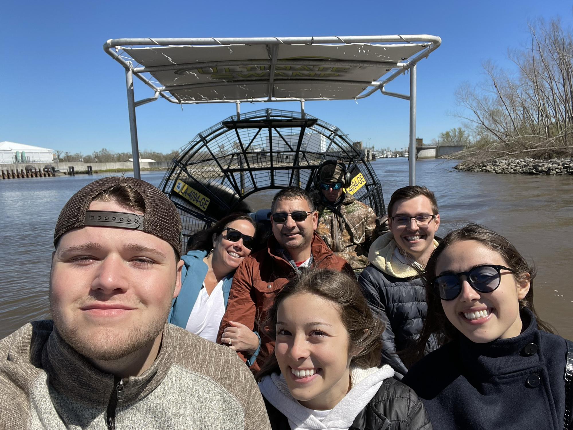 Swamp tour in New Orleans